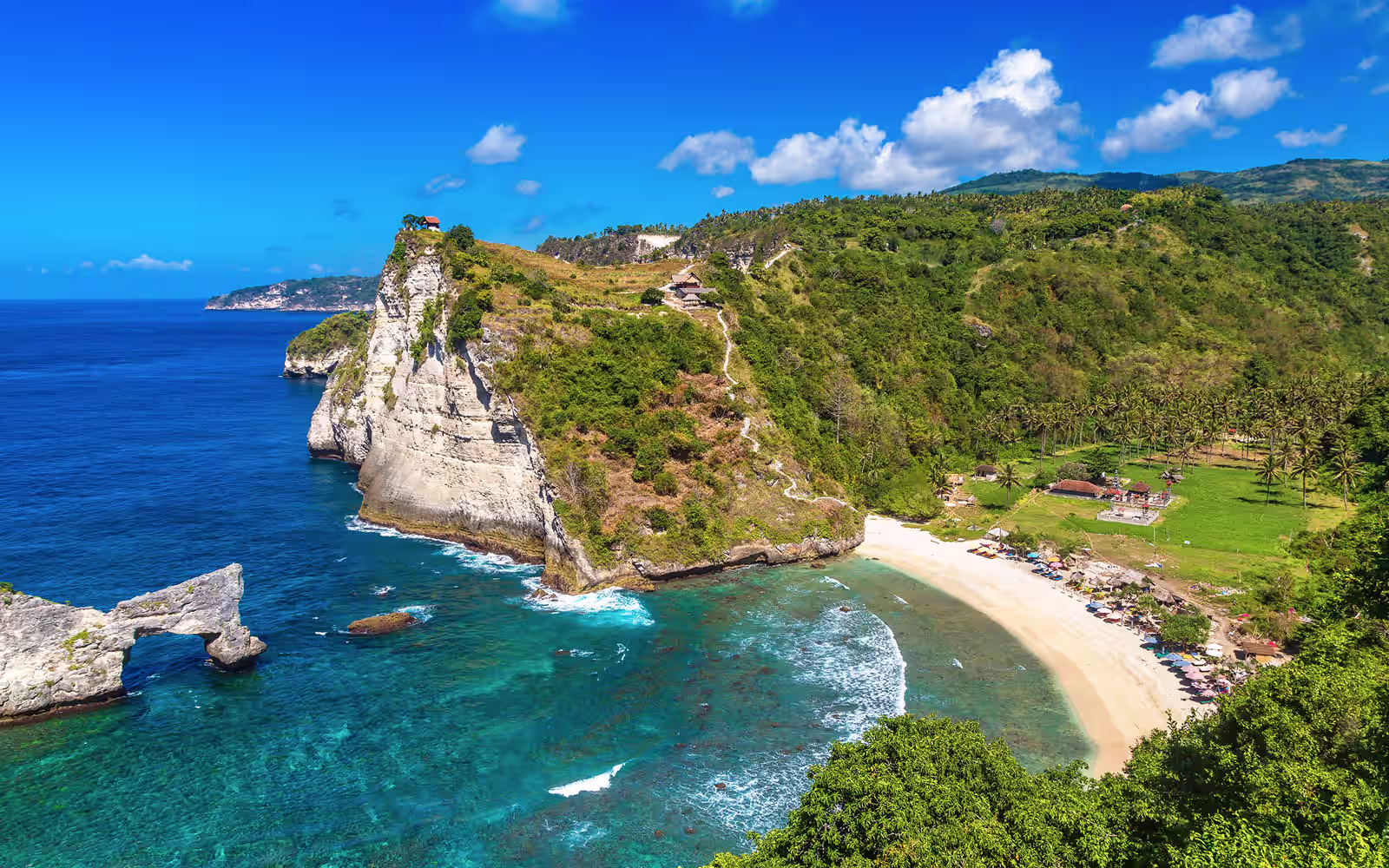 View of Atuh Beach